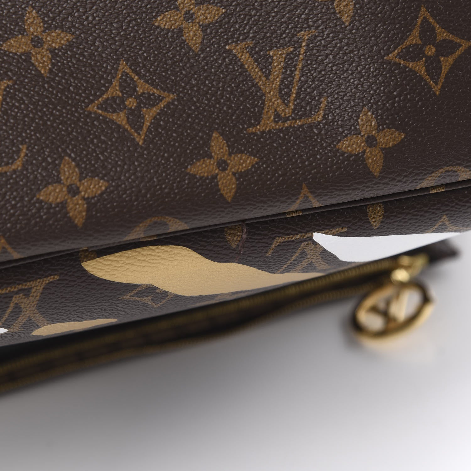 Louis Vuitton X LOL Monogram Neverfull MM Gold Silver 9 of 11