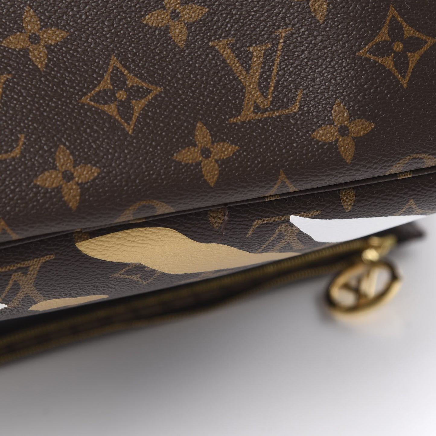 X LOL Monogram Neverfull MM Gold Silver
