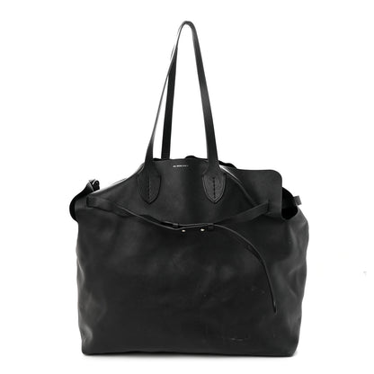 Burberry Calfskin Large Belt Tote Black 3 of 13