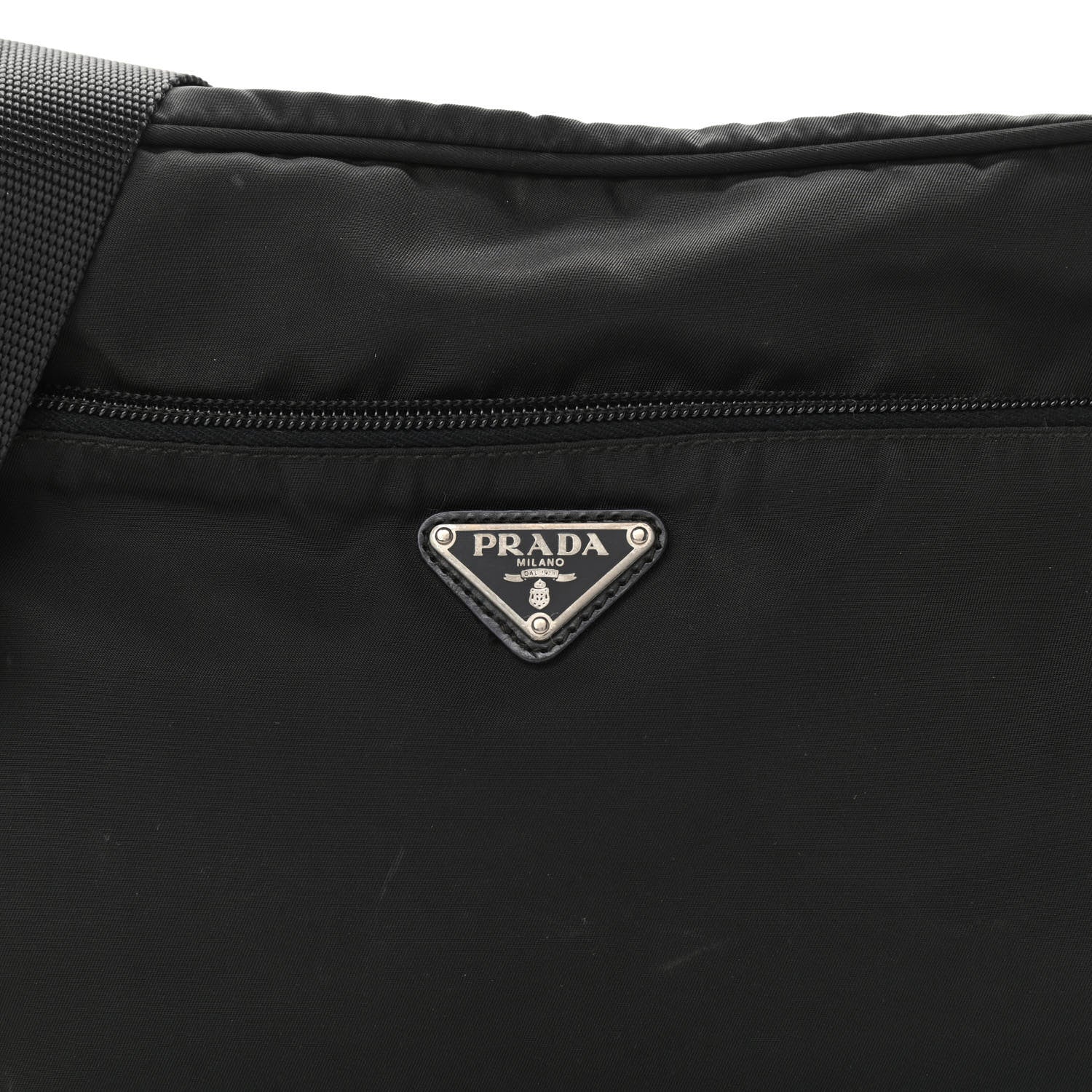 Prada Nylon Tessuto Vela Crossbody Bag Black 7 of 13