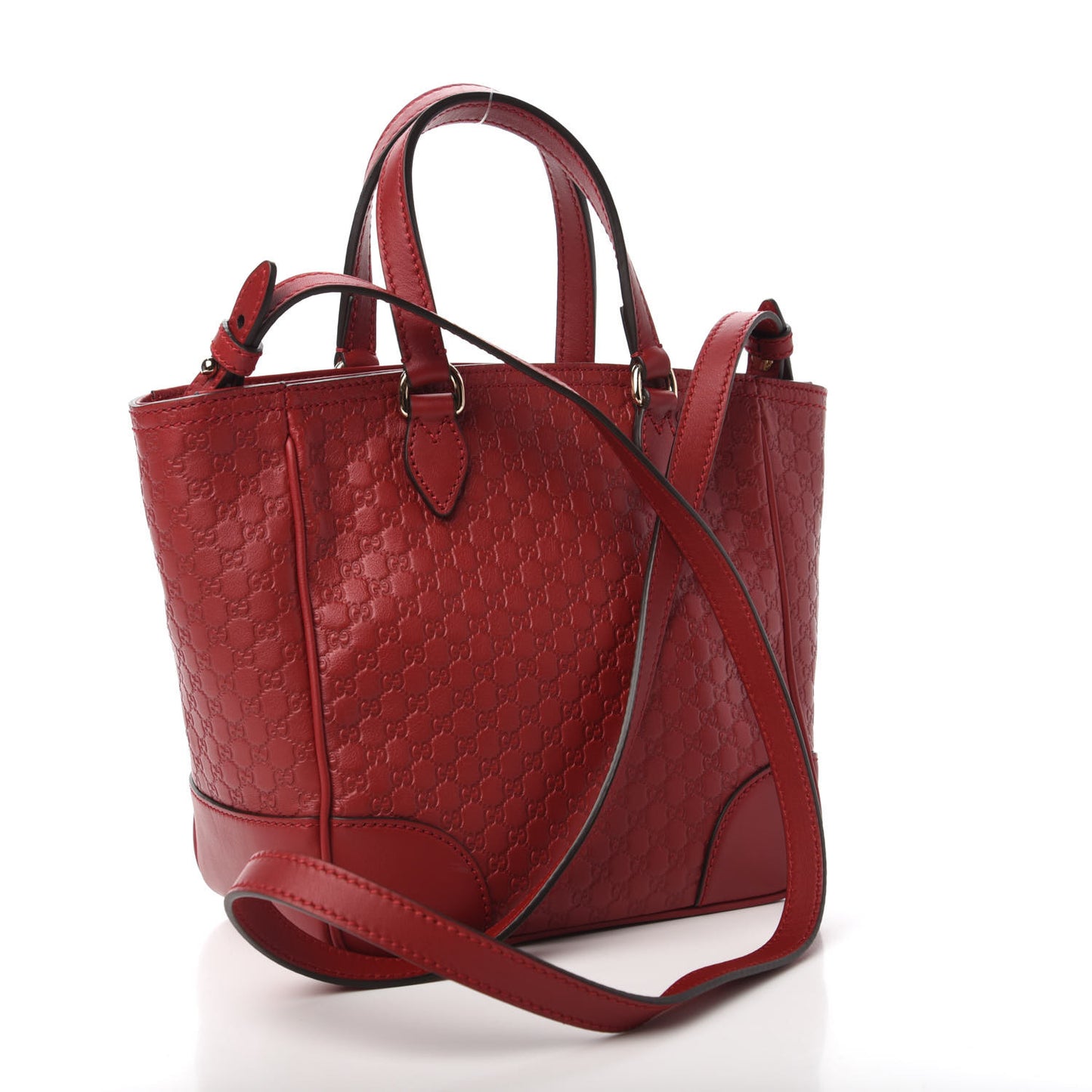 Microguccissima Small Bree Tote Red