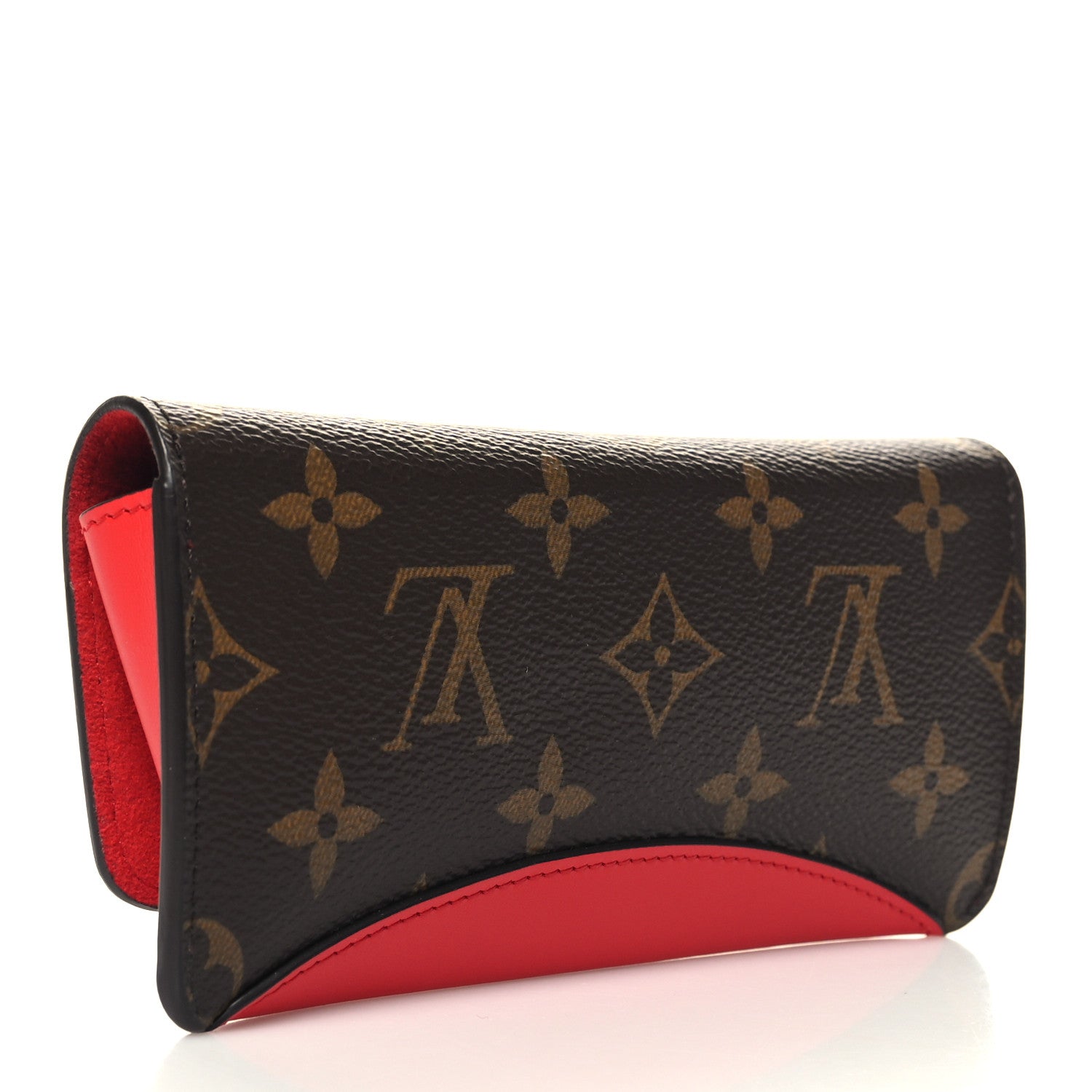 Louis Vuitton Monogram Woody Glasses Case Rouge 3 of 11