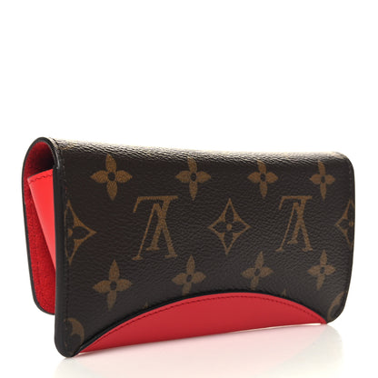 Louis Vuitton Monogram Woody Glasses Case Rouge 3 of 11