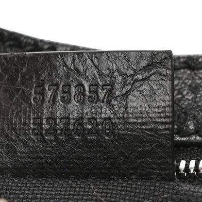 Gucci Fluffy Calfskin Morpheus Double Zip Belt Bag Black 7 of 9