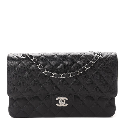Chanel Caviar Quilted Medium Double Flap Black 1 of 11