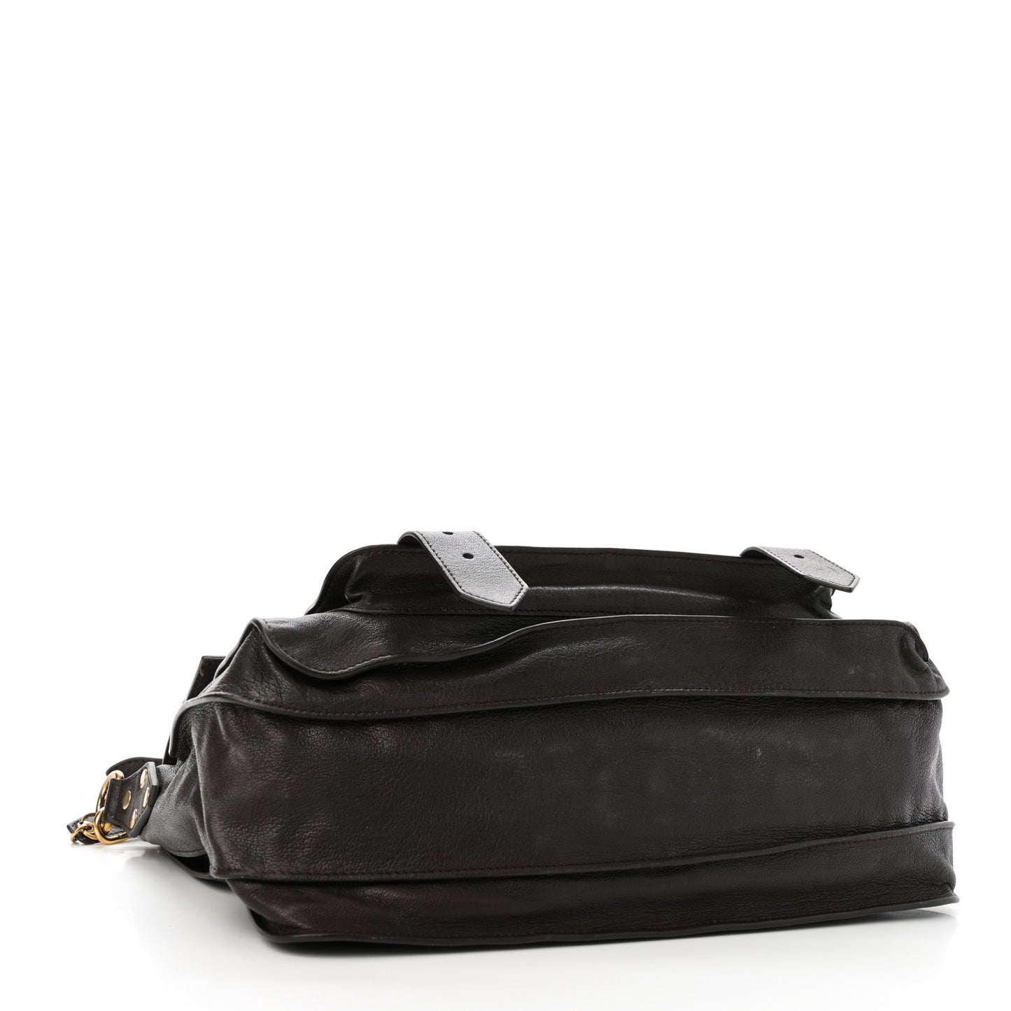 Lambskin Medium PS1 Satchel Dark Chocolate