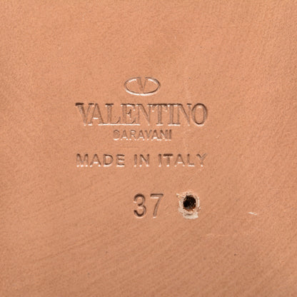 Valentino Garavani Nappa Crystal Camouflage Rockstud Flat Sandals 37 Multicolor 6 of 8