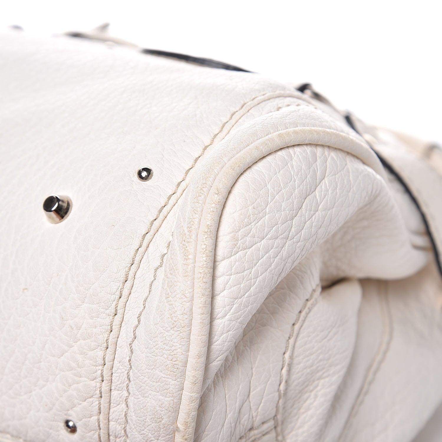 Chloe Calfskin Medium Paddington Satchel White 14 of 17