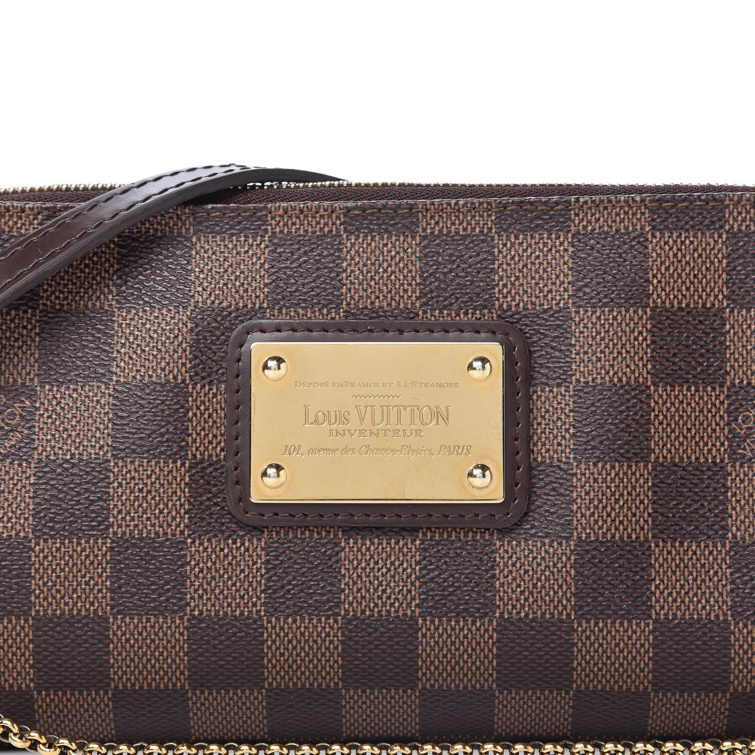 Louis Vuitton Damier Ebene Eva Clutch 8 of 8