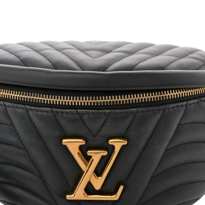 Louis Vuitton Calfskin Quilted New Wave Bumbag Black 7 of 9