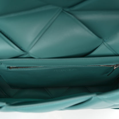 Bottega Veneta Nappa Intreccio Padded Top Handle Shoulder Bag Linoleum 5 of 10