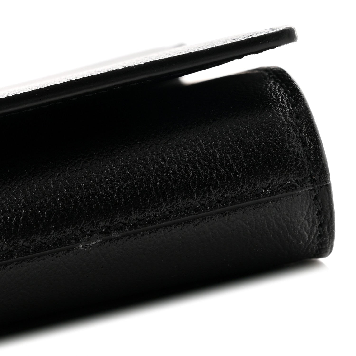 Saint Laurent Calfskin Monogram Large Belle De Jour Clutch Black 9 of 10