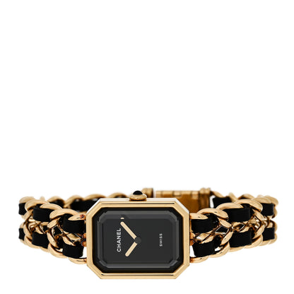 Chanel Stainless Steel Lambskin 20mm Chain Premiere Quartz Watch Gold 2 of 4