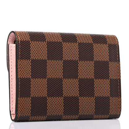 Louis Vuitton Damier Ebene Rosalie Coin Purse Rose Ballerine 2 of 4