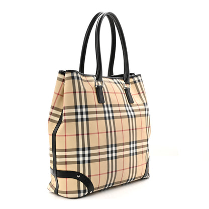 Burberry House Check Studded Tote Black 3 of 10
