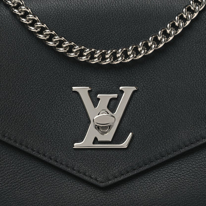 Louis Vuitton Soft Calfskin My Lockme Chain Bag BB Black 7 of 9