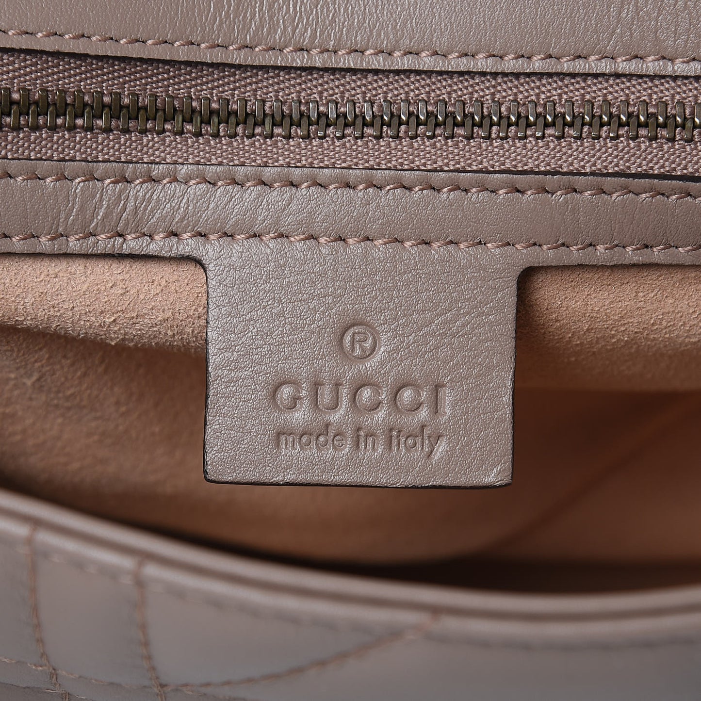 Calfskin Matelasse Studded Mini Pearly GG Marmont Shoulder Bag Porcelain Rose