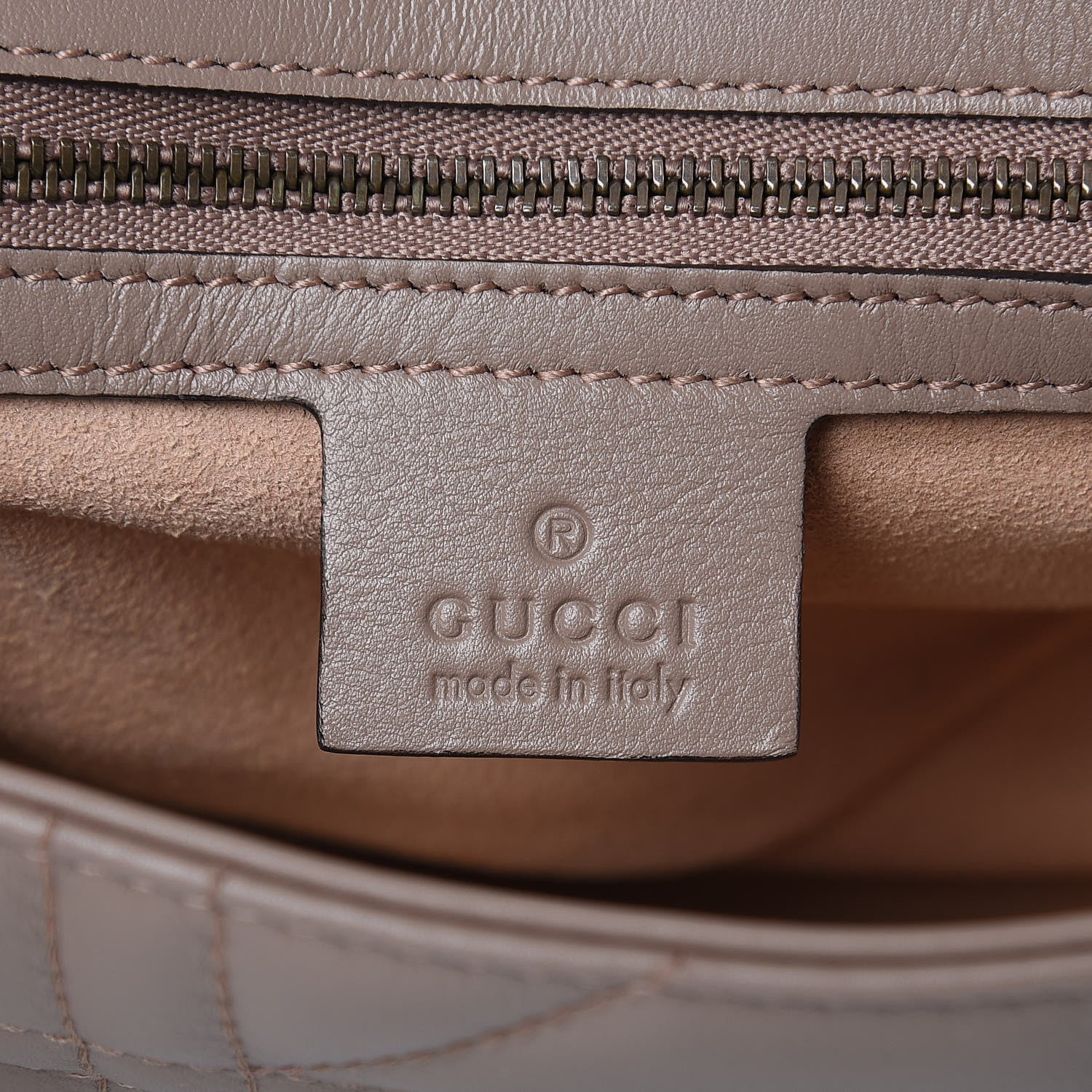 Gucci Calfskin Matelasse Studded Mini Pearly GG Marmont Shoulder Bag Porcelain Rose 6 of 10
