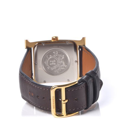 Hermes Stainless Steel Barenia 30.5mm Heure H Quartz Watch Noir 4 of 10