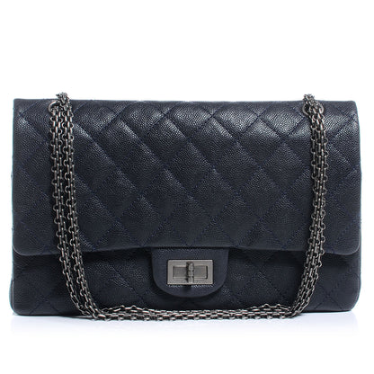 Chanel Caviar 2.55 Reissue 227 Flap Blue 1 of 5