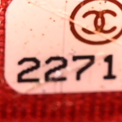 Chanel Lambskin Quilted Boy Wallet On Removable Chain WOC Red 11 of 15