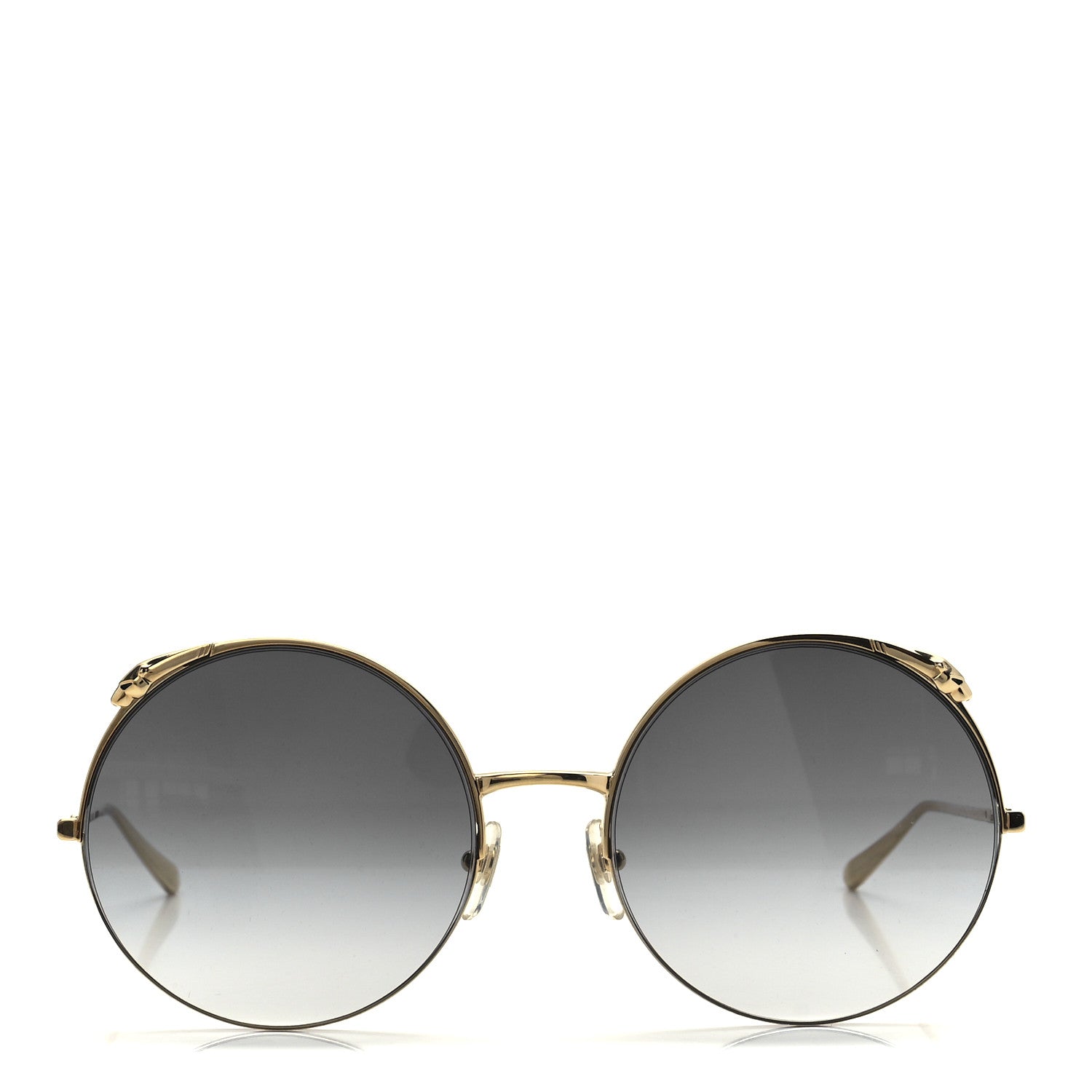 Cartier Panthere De Cartier Round Sunglasses CT0149S Gold 2 of 8