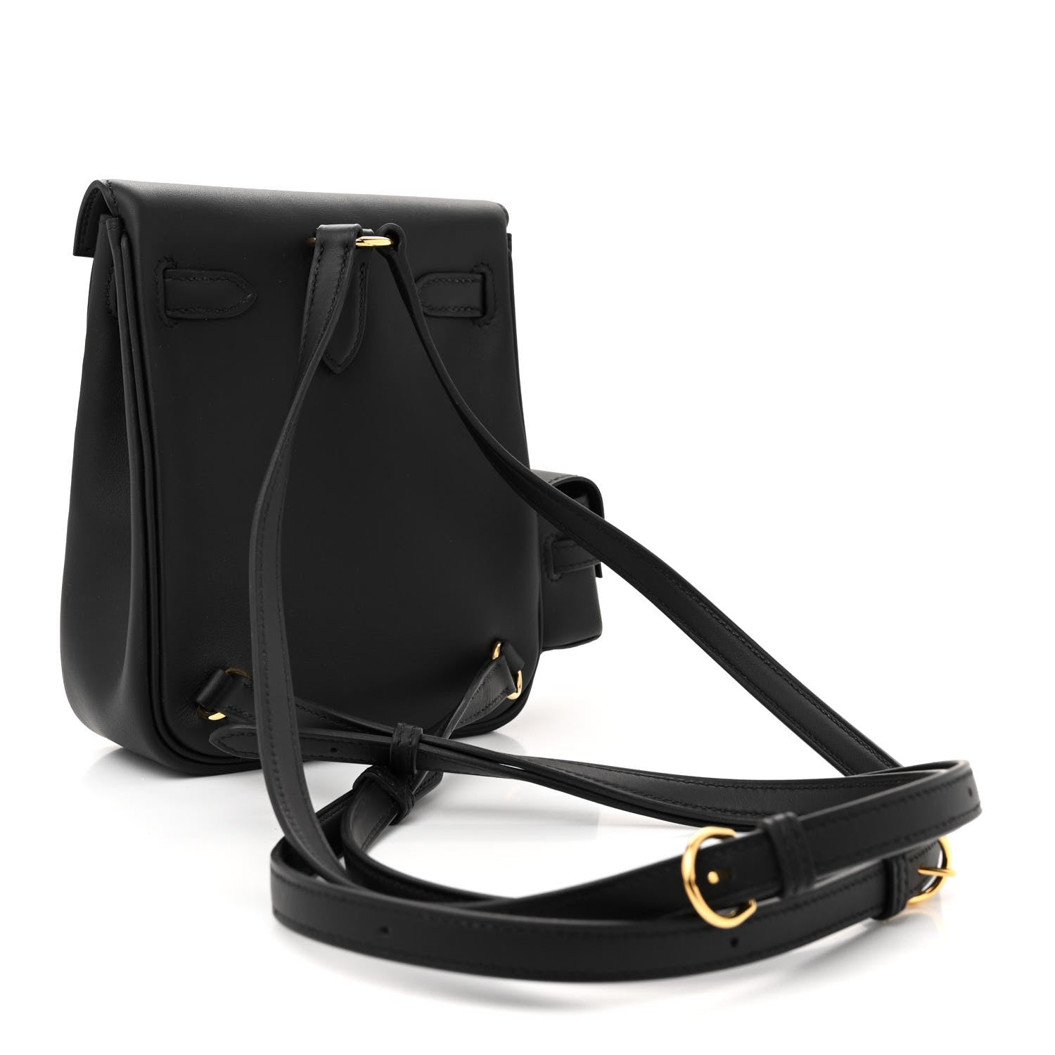 Hermes Swift Kelly Jump Backpack Black 3 of 12