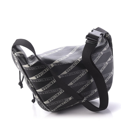 Balenciaga Smooth Calfskin Losange Monogram Explorer Belt Bag Black Grey 3 of 10