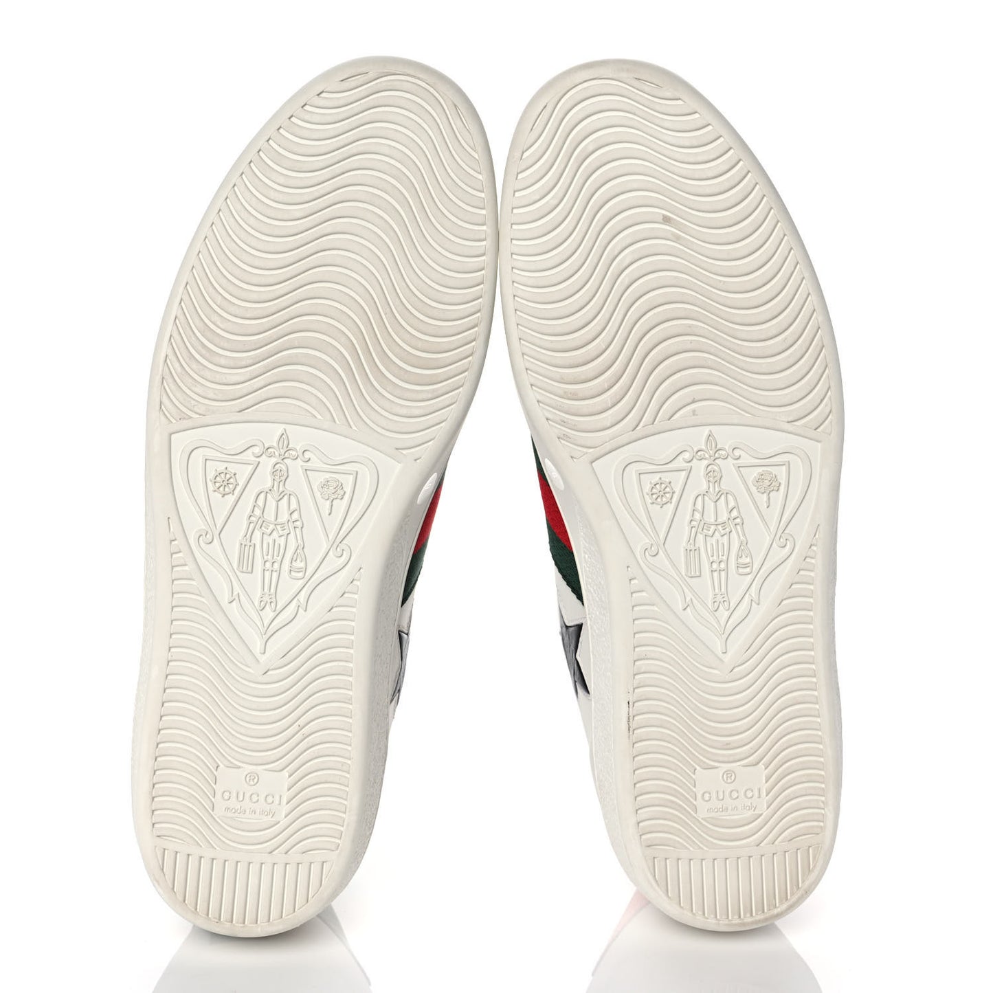 Calfskin Ayers Web Star Embroidered Mens Ace Sneakers 9 White Multi