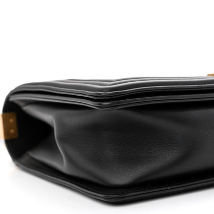 Chanel Calfskin Quilted New Medium Boy Flap Black 9 of 12