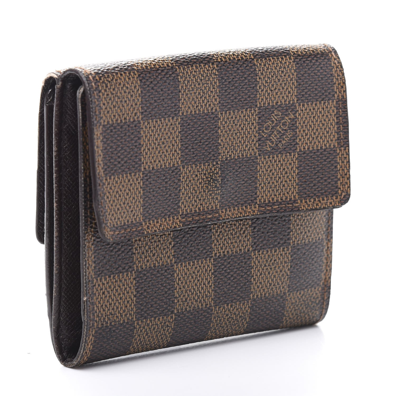 Louis Vuitton Damier Ebene Elise Wallet 3 of 9
