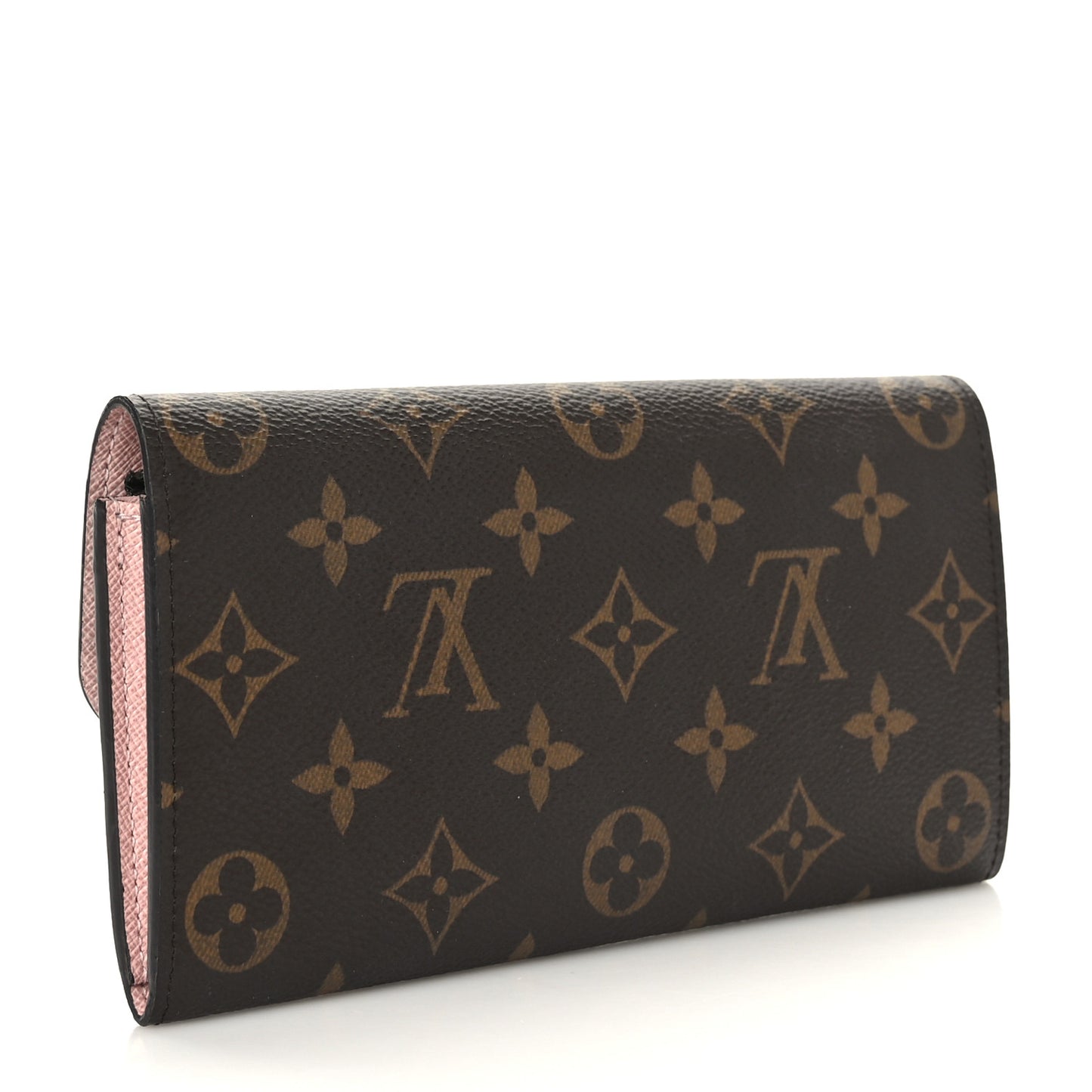 Monogram Emilie Wallet Rose Ballerine