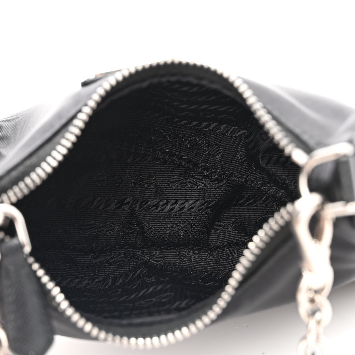 Tessuto Nylon Mini Re-Edition 2000 Shoulder Bag Black