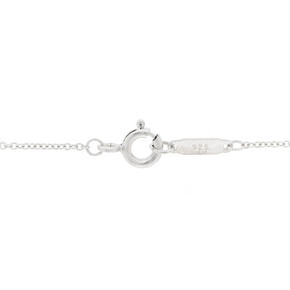 Tiffany Sterling Silver Crystal Star Pendant Necklace 3 of 4