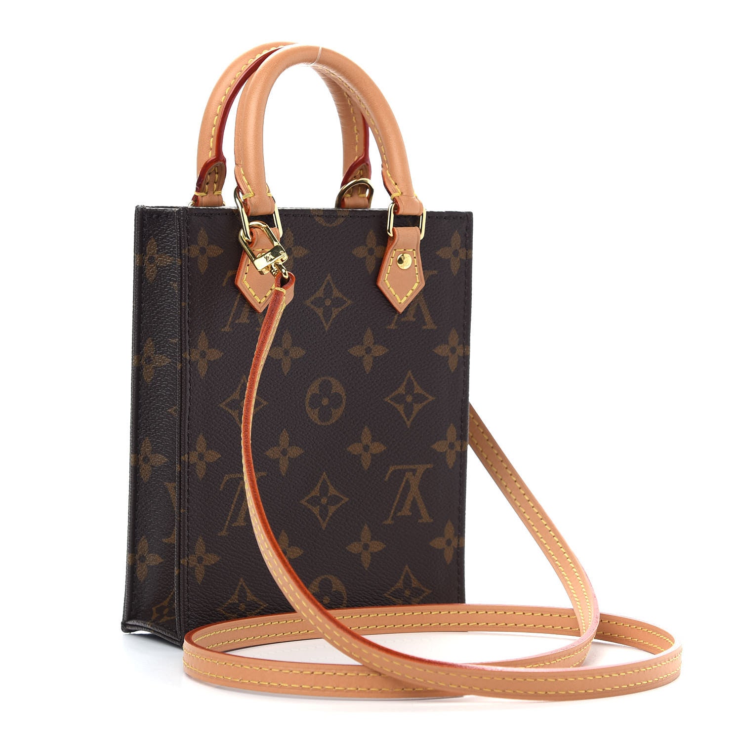 Louis Vuitton Monogram Petit Sac Plat 3 of 8