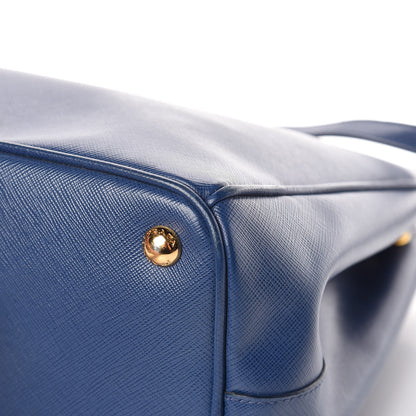 Prada Saffiano Medium Galleria Double Zip Tote Bluette 14 of 17