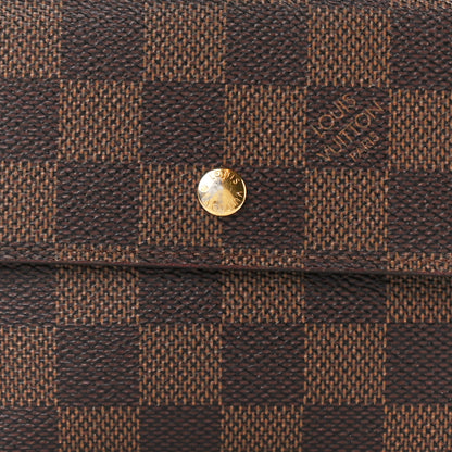 Louis Vuitton Damier Ebene Elise Wallet 9 of 14