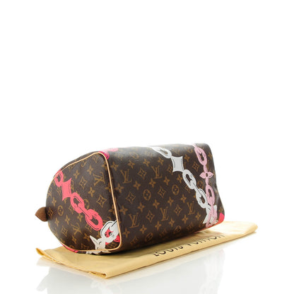 Louis Vuitton Monogram Bay Speedy 30 Rose Ballerine Poppy 4 of 7