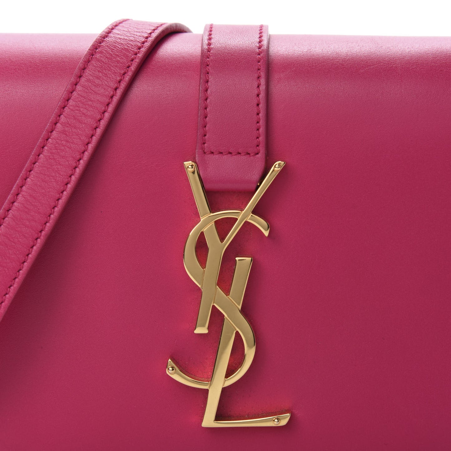 Smooth Calfskin Small Classic Monogram Universite Bag Fuchsia