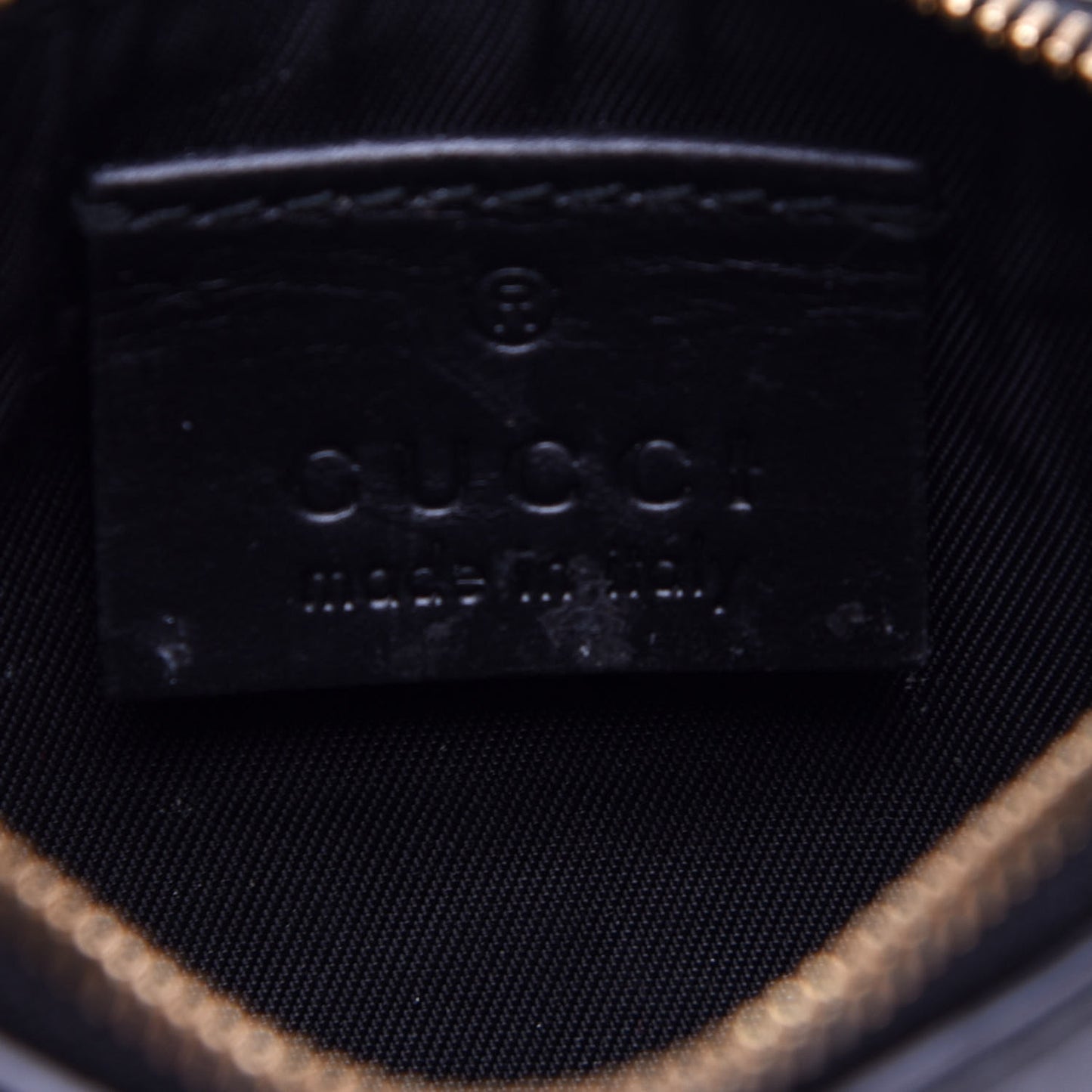 Guccissima Key Case Black