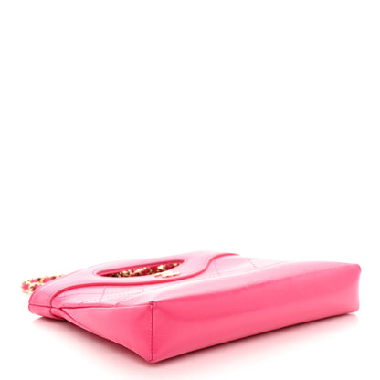 Chanel Shiny Crumpled Calfskin Quilted Nano 31 Shopping Bag Pink 4 of 11