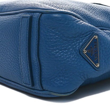 Prada Vitello Daino Briefcase Cobalto 9 of 9