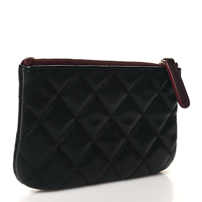 Chanel Caviar Quilted Small Cosmetic Case Black 3 of 7