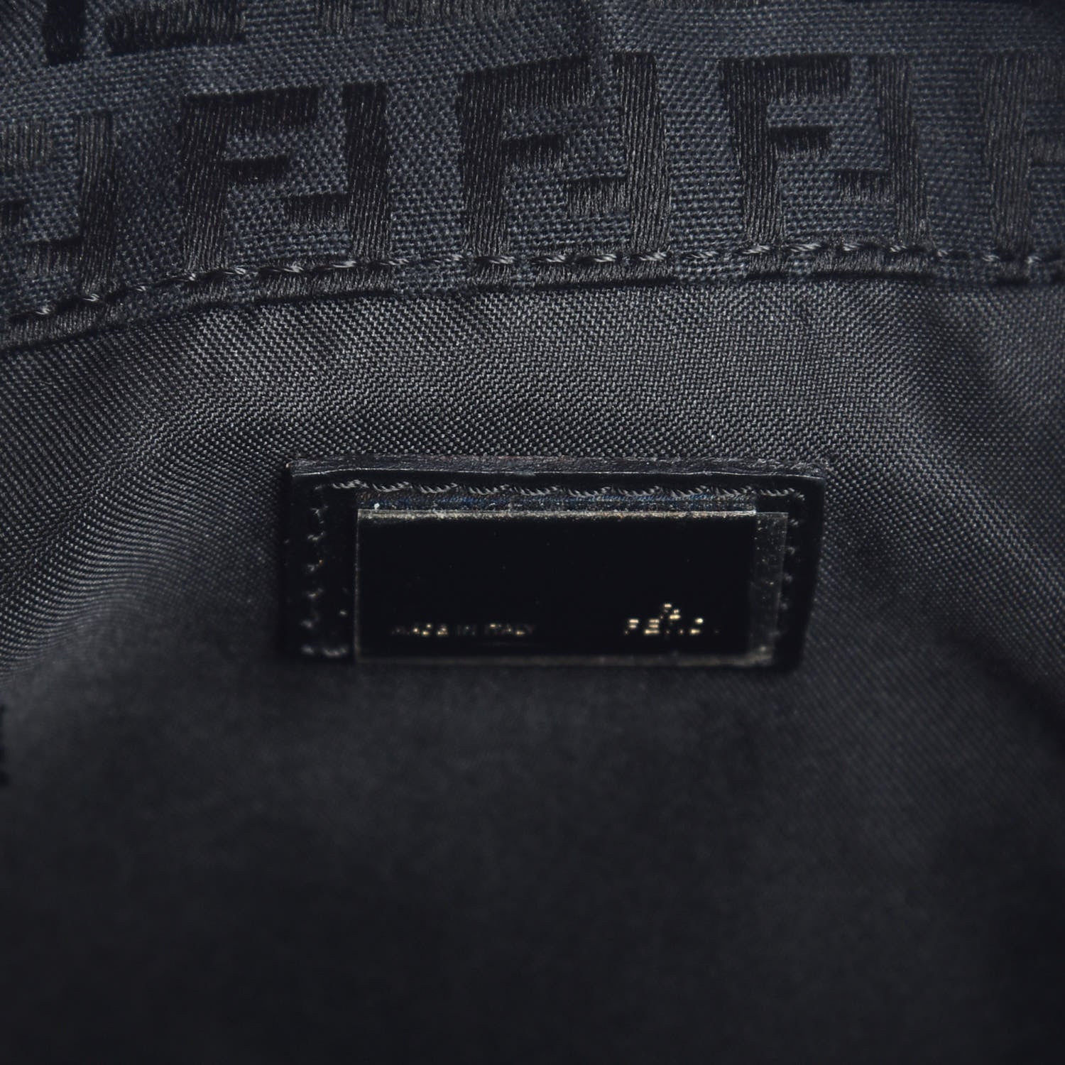 Fendi Zucchino Small Hobo Black 6 of 7