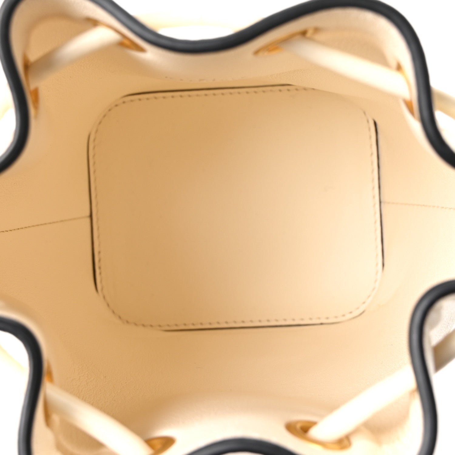 Valentino Garavani Nappa Mini VLogo Signature Bucket Bag Light Ivory 5 of 9