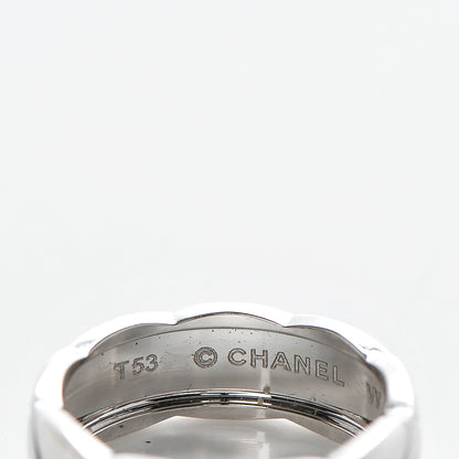 Chanel 18K White Gold Small Coco Crush Ring 53 6.25 4 of 5
