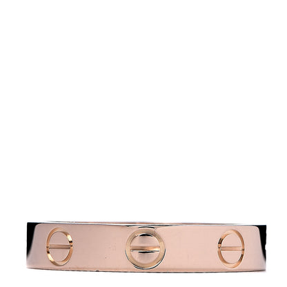 Cartier 18K Pink Gold 3.5mm LOVE Wedding Band Ring 51 5.75 1 of 4