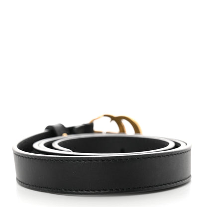 Gucci Calfskin Double G 40mm Belt 80 32 Black 2 of 6