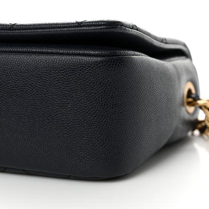 Chanel Caviar Quilted Small Fashion Therapy Flap Bag Navy Blue 10 of 17