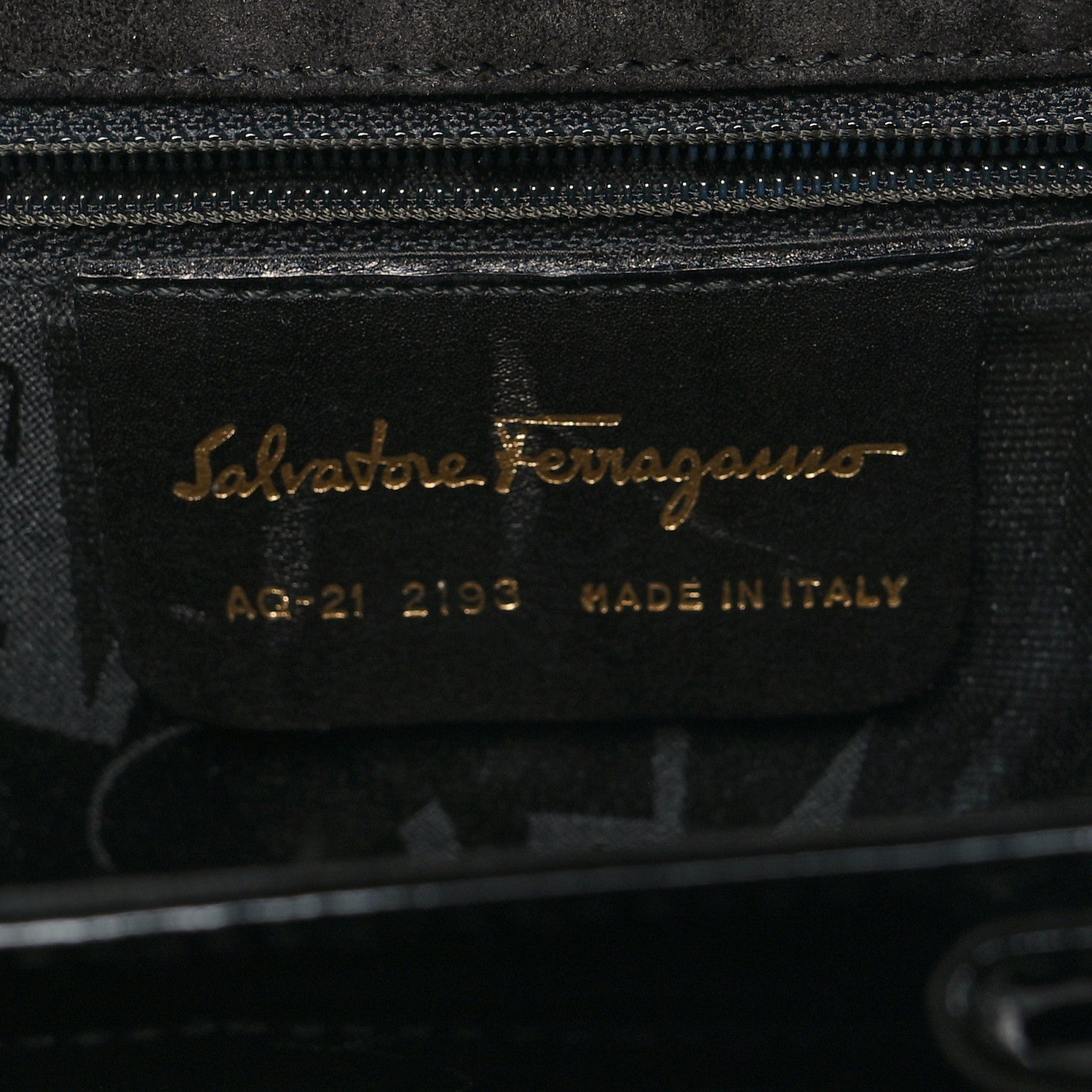 Salvatore Ferragamo Patent Small Iconic Top Handle Bag Black 7 of 10